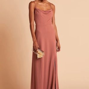 Birdy Grey Ash Crepe Dress in Desert Rose